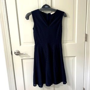 Navy, Tory Burch, extra small petite dress